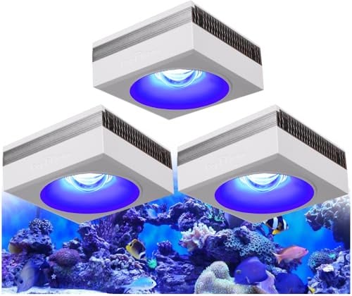 PopBloom RL90 WiFi Meerwasser LED 300W, Salzwasser LED Beleuchtung für Reef Coral Fish Wasserpflanzen Salzwasser Aquarium
