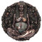Nemesis Now Wandschild Mutter Erde, Bronze, 15 cm, Kunstharz