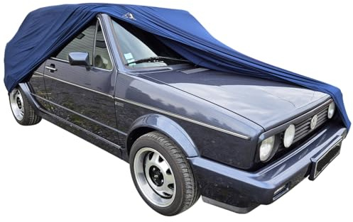 Star Cover Indoor Autoabdeckung kompatibel mit Volkswagen Golf 1 Cabrio SUPER Soft Stretch