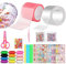 Powmag Nano Tape Bubbles Kit, Bubble Tape DIY,Blowing Bubble Tape, Bubble Tape Nano,Transparentes Mehrzweck-Plakatband, Blasen Balloon Fidget-Spielzeug für Jungen und Mädchen
