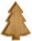Fiorky Santa Tree Shape Plate Charcuterie Restaurant Dessert Board Tree Appetizer Platter for Food Appetizers Desserts Snacks
