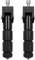 Tiardey 2 pièces Repose-Pieds de Moto universels pour Moto Voiture électrique 8MM Tige de Support Pliante à 90 degrés (Noir)