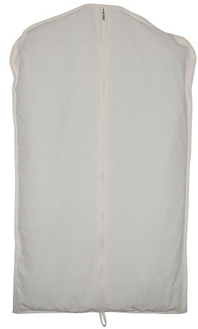 Kleidersäcke aus 100 % Baumwoll-Leinen, zur Aufbewahrung im Schrank und auf Reisen, für Kleidung, Mäntel, Jacken, Hemden, Kleider, Anzug-Kleidersack zum Aufhängen von Kleidung (61 x 150 cm)