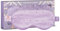 CRYSTALLOVE Augenband aus Seide - Lila - Schlafbrille mit Kristallen - für Damen - Verstellbare Schlafmaske - bequem & weich - Nachtschlaf - Augenmaske - Reisen