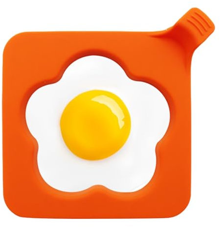Silicone Egg Ring Tray,Heat Resistant Egg Ring Mold - Detachable Griddle Egg Rings, Portable Egg Rounds for Sandwiches, Cooking, Pancake