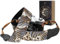 Padwa Lifestyle Sangle Appareil Photo - Extrémités en Cuir de Vachette Ddouble Couche,Sangle D'appareil Photo en Coton Brodé de 2,Bandoulière Photographe Réglable Pour Tous Les Appareils Photo DSLR