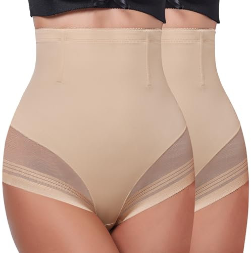 SIMIYA Tummy Control Body Shaper for Women, Butt Lifter Shapewear for Women Tummy Control, High Waisted Control Knickers Seamless Shapewear Underwear