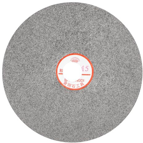 sourcing map Diamond Sanding Grinding Disc, 8-Inch (200mm) Grit 45 1 Arbor Hole, Flat Lap Disk Polishing Discs Abrasive Wheel for Gemstone Tile Porcelain Glass Stone Metal