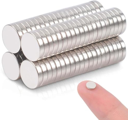 50 Stück Magnete Kleine, Rund Neodym Magnet e Extra Stark, Magnete Stark 5mm x 1mm, Magnet e für Magnettafel, Magneten Starker Halt, Mini Magnet zum Basteln, Whiteboard, Kühlschrank