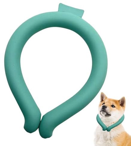 Pet Cooling Collar - Ice Neck Ring for Dogs - Reusable Cooling Dog Collar Wearable - Dog Cooling Neck, Dog Neck Wrap, Ice Collar for Neck, Cooling Accessories for Dogs, Cooling Neck Collar