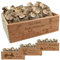 Adventskalender mit Name, Adventskalender zum Befüllen, Adventskiste Kinder, Adventskalender Kinder, Adventskiste personalisiert, Weihnachtskalender aus Holz mit Namen Kinder und Erwachsene (gross)