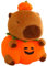 TOPLITHE Kürbis Capybara Kuscheltiere, Süße Halloween Capybara Plüsch Matschiges Capybara Plüschtier Geschenke for Kinder Halloween Party(50CM/20IN)