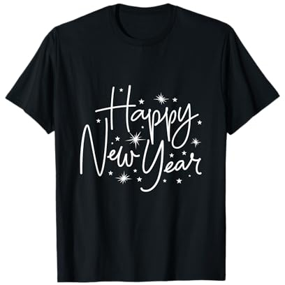 Pyjama Happy New Year Celebration Party Nouvel An T-Shirt