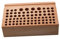 OSALADI Wood Tool Bench 76 Holes Diy Tool Organizer Wooden Holding Rack Classic Decorative Storage Box