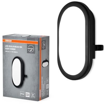 OSRAM Bulkhead Ceiling Light Black, 11W, 4000K