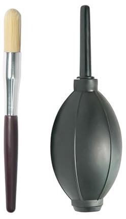 Professional Bellows and Cleaning Brush with Soft Bristles Strong Air Blower Suitable for Coffee Grinder Tool Grinder Cleaning Brush