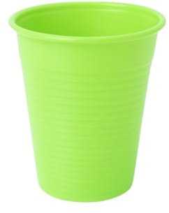 ecodrinks - Bicchieri per Acqua e Cocktail Riutilizzabili - Senza BPA - Resistenti e Ideali per Bevande Fredde - Massima Praticità per Feste, Catering, Barbecue - 200ml (Verde, 100)