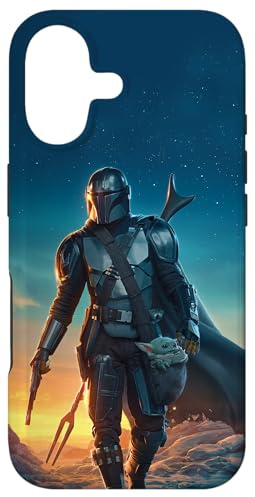 Hülle für iPhone 17 Star Wars Poster „The Mandalorian and Grogu Sunset“
