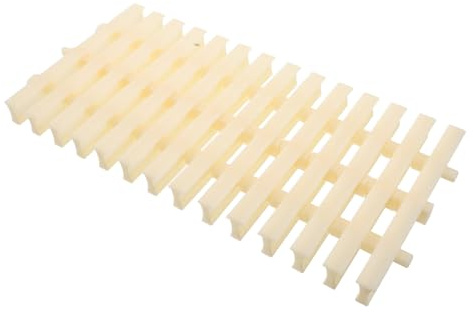 YARNOW Tapis de Drainage en Plastique Antidérapant pour Boîte aux Lettres 35x18 Cm, Carrelage Extérieur Modulable, Protection Étanche et Circulation D’air Efficace pour Courrier en Zone