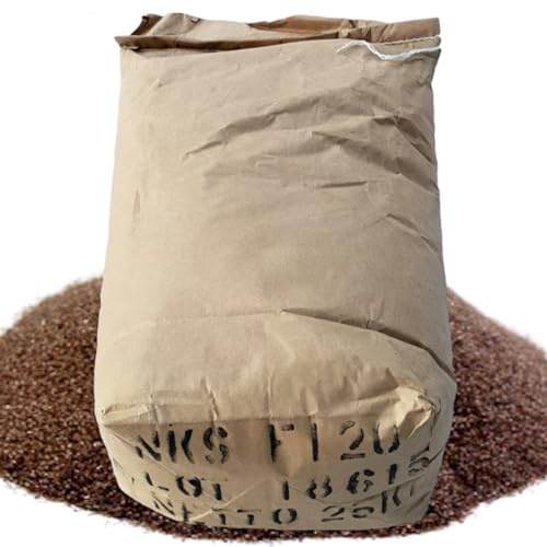 Corindon Brun Abrasif 25Kg 150 Mesh – Sable pour Sableuse, 9 Dureté Mohs, Réutilisable 7–9 Fois, pour Métaux, Bois, Bijoux - LordsWorld