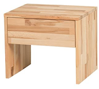 DICO Buche Kernbuche Massivholz Nachttisch Beistelltisch 960.66 01 Kernbuche Natur geölt