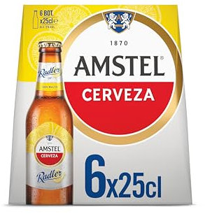 Amstel Radler Cerveza Lager, 6 x 25cl