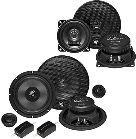 Mediadox Front/Heck 16,5cm/10cm Auto Lautsprecher/Boxen/Speaker Komplett-Set von Hifonics kompatibel für OPEL (III)