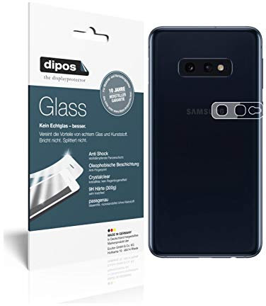 dipos I 6X Displayschutz klar kompatibel mit Samsung Galaxy S10e Kamera-Linse Schutzfolie 9H Kameraschutz-Folie