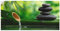 ARTland Wanddeko Wandtattoo selbstklebende Vinylfolie 60x30 cm Asien Bambus Wellness Zen Steine Asiatische Motive Spa S5YF