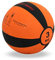 TrainHard Medizinball 1kg bis 12 kg, Gummi Gewichtsball in 10 Farbig, Professionelle Gymnastikball für Krafttraining, Crossfit und Fitness (3 KG - Orange)