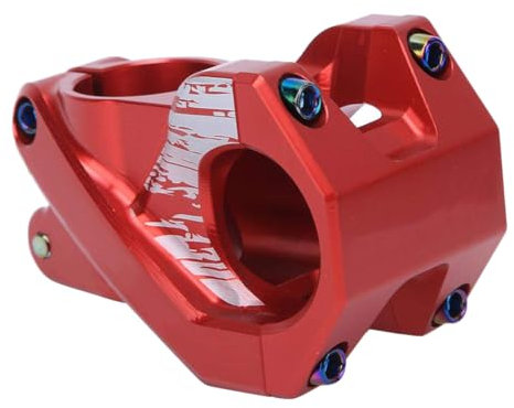 Fahrradschaft, Fahrrad Kurzer Lenker Vorbau Wake Mountainbike Vorbau Fahrrad Lenker Vorbau Fahrradzubehör(Rot) Reitregale Und Aufbewahrungszubehör Fahrradständer Und Aufbewahrung