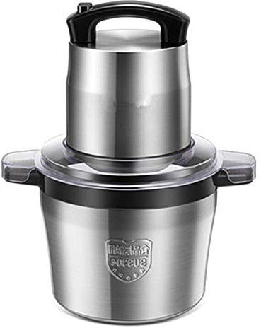 BEPM Meat Grinder Food Blender Meat Mincer 6L Stainless Steel Meat Grinder Chopper Automatic Electric Mincing Machine Household Or Commercial Food Processor