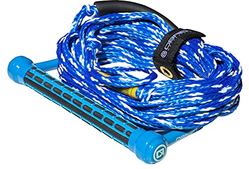 O'Brien 1 Section Combo Ski Rope, Blue/White