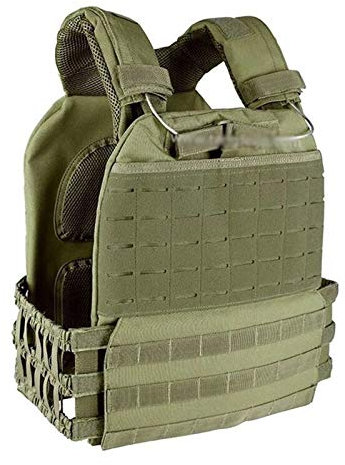 HXSZWJJ Outdoor Sports Body Armor Assault Vest Waistcoat Tactical Vest Plate Carrier Vest (Color : Olive Drab)