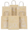 Papierdrachen 6 bedruckte Henkeltüten zu Ostern - Packpapier Weiß - 22,5x18x8cm - 6 zusätzliche Osterpostkarten - Geschenkverpackung - Geschenktüten zum Befüllen - Alternatives Osternest - Set 5