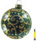 Settoo Decorazione natalizia, palla gonfiabile, 60 cm, in PVC, per albero di Natale, personalizzabile (con cilindro gonfiabile)
