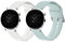 kwmobile 2X Sportarmband kompatibel mit Huawei Watch GT 3 Pro 43mm / Watch GT3 42mm / GT2 42mm / MagicWatch 2 42mm Armband - Fitnesstracker Band Set aus TPU Silikon