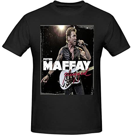 Peter T-Shirt Maffay Herren Kurzarm T-Shirt Cotton Crewneck T-Shirt Athletic Shirt