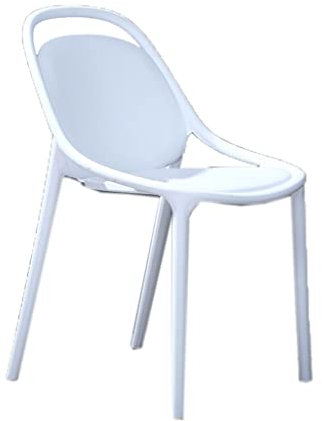 Stuhl Hocker Plastik-Esszimmerstühle Stühle, kreative Rückenlehne Hohe Füße Hocker Eingang Schuhwechselhocker for Wohnzimmer Hotel moderner Schemel ( Color : Blanc )