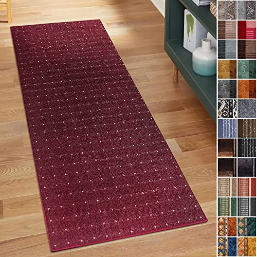 Floordirekt Teppich Läufer für Küche, Flur & Wohnraum - Teppichläufer 67 cm breite Meterware - Flurteppich - Küchenläufer - Wohnzimmer (67 x 400 cm, Rapido Violett)