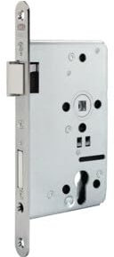 Panik-Einsteckschloss 1201 Fkt.B rd 24/65/72/9mm D IN re.VA BKS