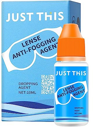 Vigcebit Anti Fog Spray for Goggles, 10ml Quick Spit Anti-fog Spray, Fog Prevention Good Defogging Effect, Long Lasting Effect for Swimming Goggles, Sports Goggles, Binoculars, Bathroom