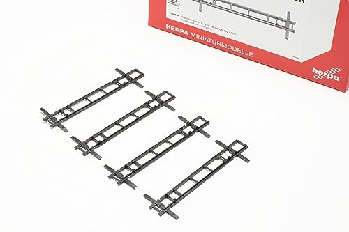 herpa 085694 | Teileservice/Zubehör | Wechselrahmen für Volumenhängerzüge 7,82 m. (4 Stk.) | Miniatur im Maßstab 1:87 | Miniaturmodell