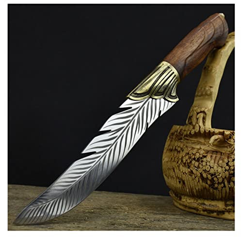 Couteau de 6,5 pouces 7Cr17Mov à la main forgée en acier Couteaux de cuisine Sharp Utility Beau couteau avec motifs (Color : Viking Knives, Size : 6.5 inch)