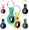 Alyvisun Porta AirTag [6 pacchi], Portachiavi AirTag Custodia Colorato Silicone