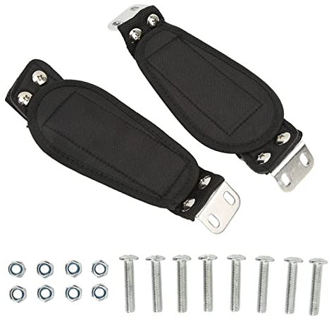 Zixyqol Mountain Board Fußhalter, Verstellbare Füße, Befestigungsband, Elektroroller-Zubehör, Skateboard-Buggy, Schützende Bindungsgurt-Halterungsabdeckung