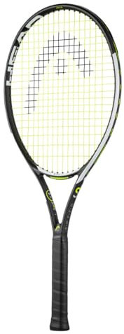 HEAD Unisex-Youth Speed 26 Tennisschläger, Schwarz/Weiß, 9-11 Jahre
