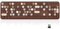 Links9+ Tastiera wireless Bluetooth, stile macchina da scrivere retrò, full-size con tasti rotondi, connessione plug and play da 2,4 GHz, per Windows, Mac, laptop, PC, desktop (colore caffè)