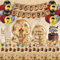 Wizard Geburtstags Deko, Magischer Wizard Partygeschirr Set, 122 Stück Wizard Pappteller Kindergeburtstag, Becher, Servietten, Luftballons, Tischdecke und Happy Birthday Banner für Wizard Party Deko