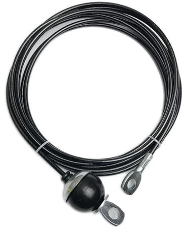 Generico Cavo in Acciaio per LAT Machine Pulley Attrezzatura Macchina Multifunzione Palestra, Cavo per Puleggia Fitness Adatta per Casa o Palestra, Varie Lunghezze(1m)